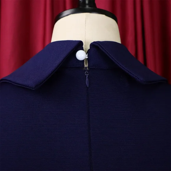 Fashion Blue midi Dress new size S, M avaliable Strech Material. - Picture 10 of 16